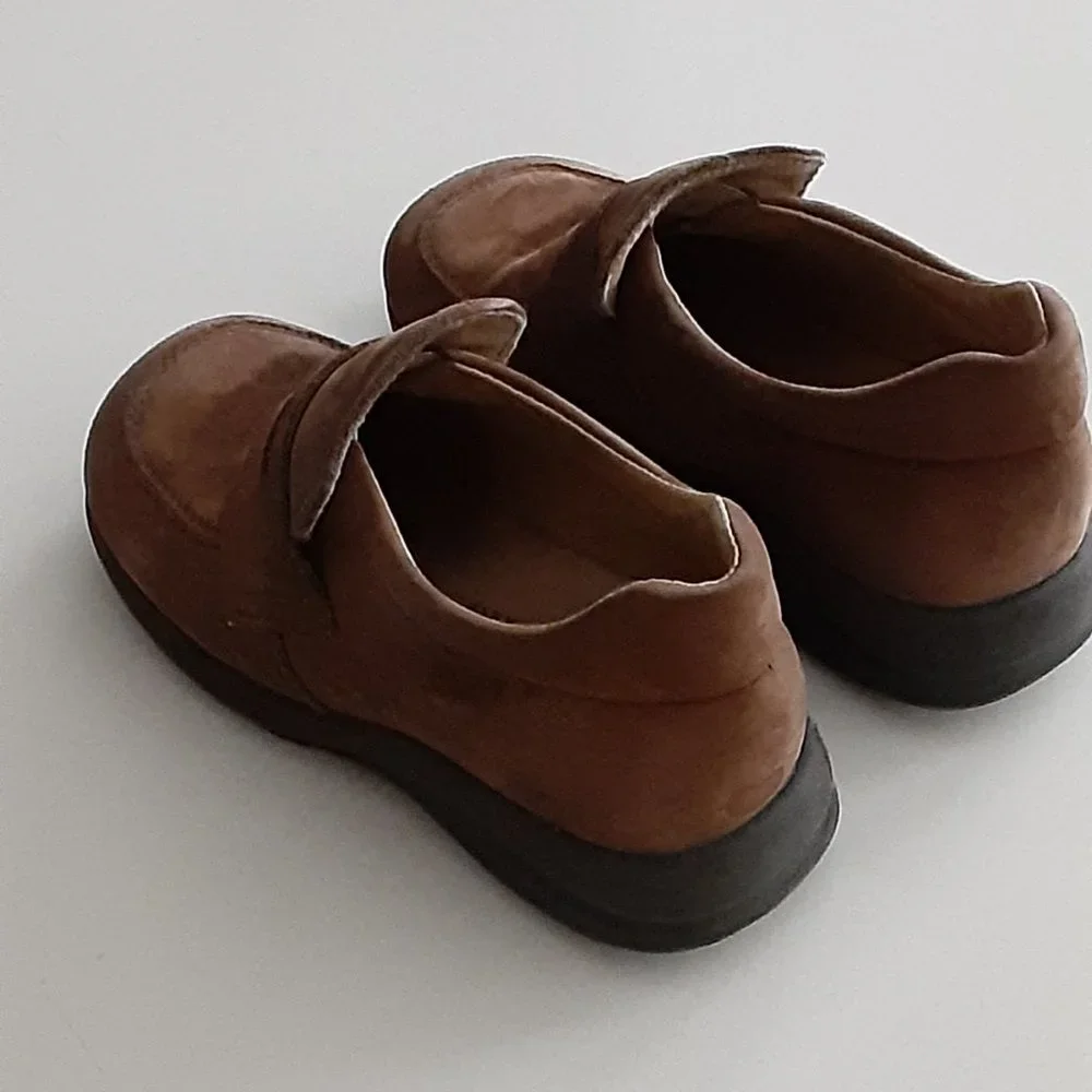 NATURINO kids brown suede loafer size 25